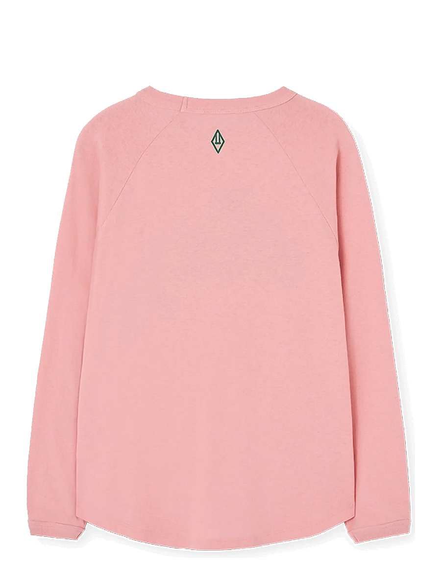 THE ANIMALS OBSERVATORY - ANTEATER KID LONG SLEEVE T-SHIRT DARK GARDEN - långärmade t-shirts - soft pink - 2