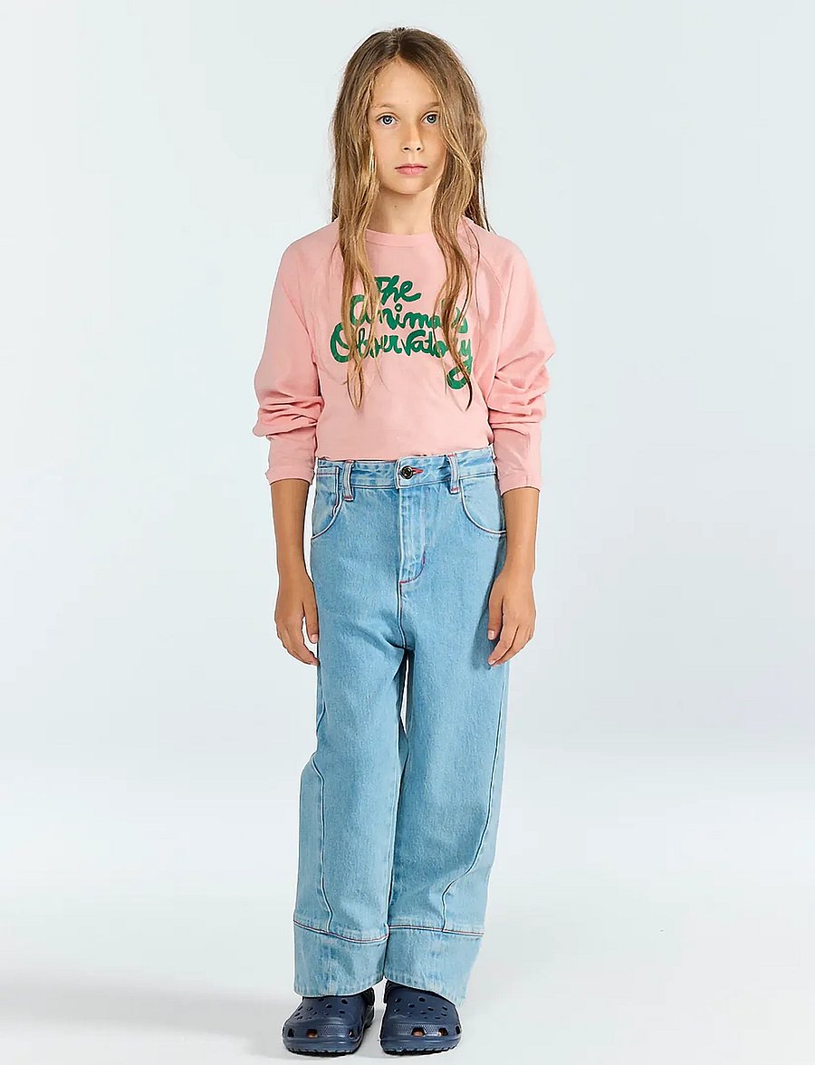 THE ANIMALS OBSERVATORY - ANTEATER KID LONG SLEEVE T-SHIRT DARK GARDEN - långärmade t-shirts - soft pink - 0