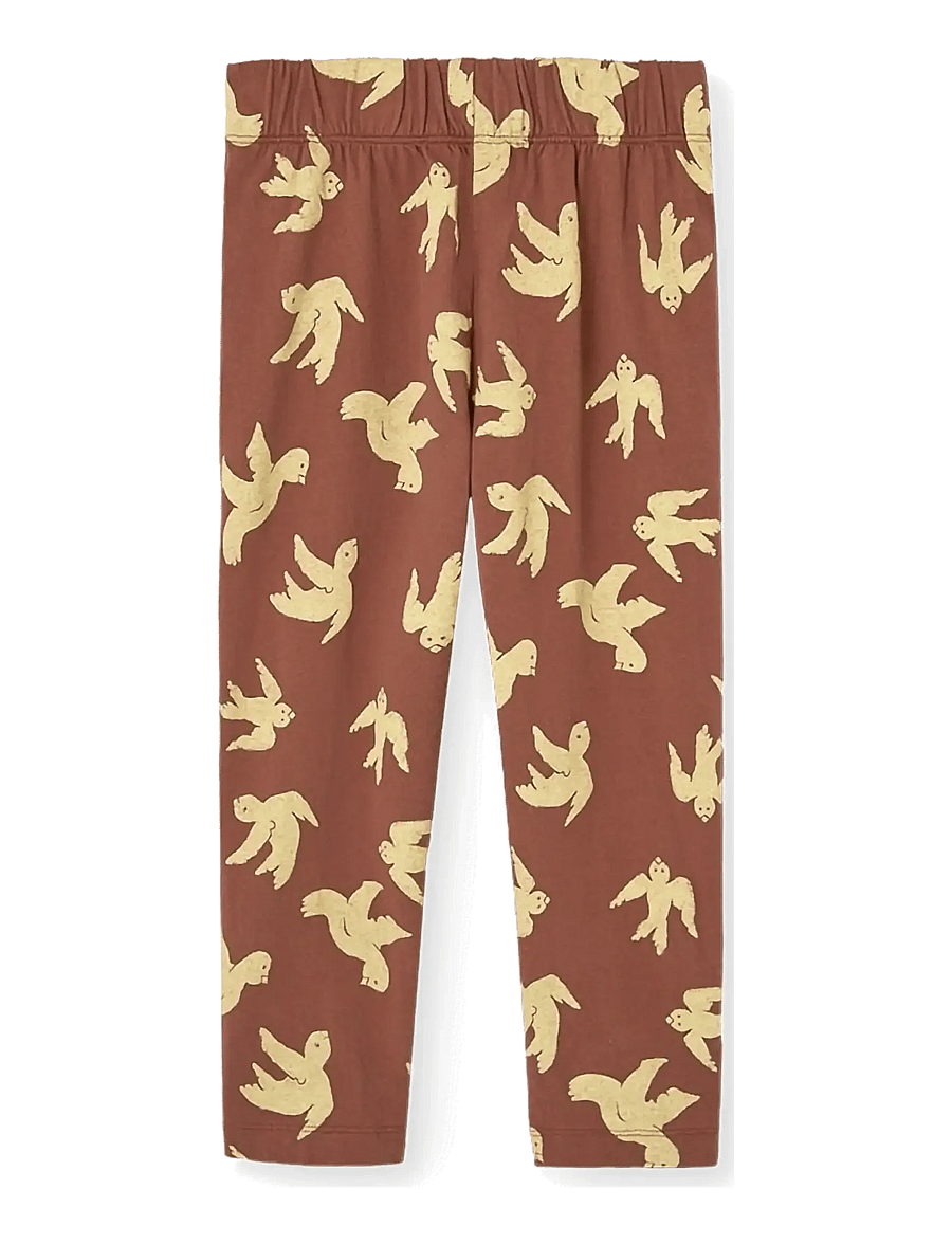THE ANIMALS OBSERVATORY - HORSE KID PANTS BROWN STRIPES - sweatpants - brown - 2