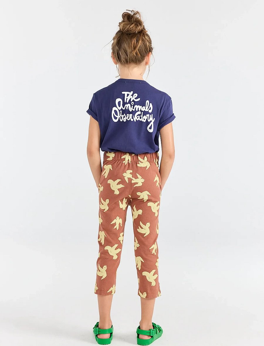 THE ANIMALS OBSERVATORY - HORSE KID PANTS BROWN STRIPES - sweatpants - brown - 3