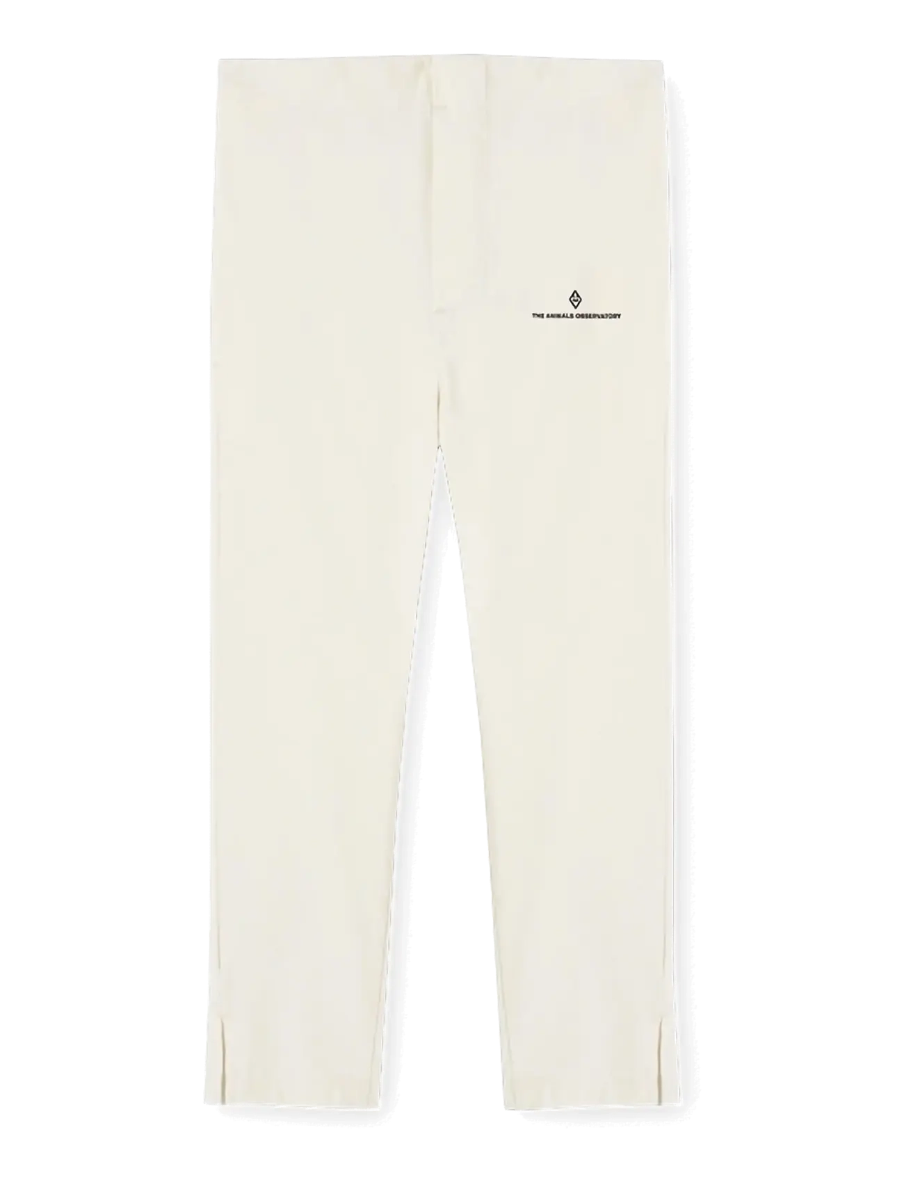 THE ANIMALS OBSERVATORY HORSE KID PANTS BROWN STRIPES - Tøj - RAW WHITE / white