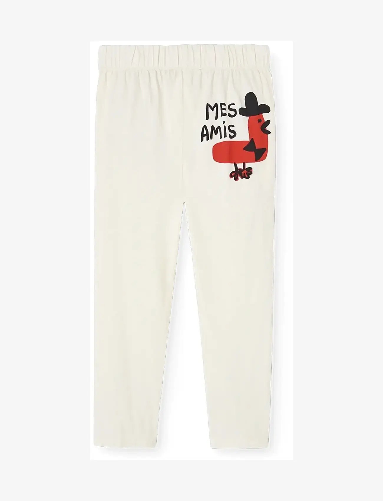THE ANIMALS OBSERVATORY - HORSE KID PANTS BROWN STRIPES - dressipüksid - raw white - 2