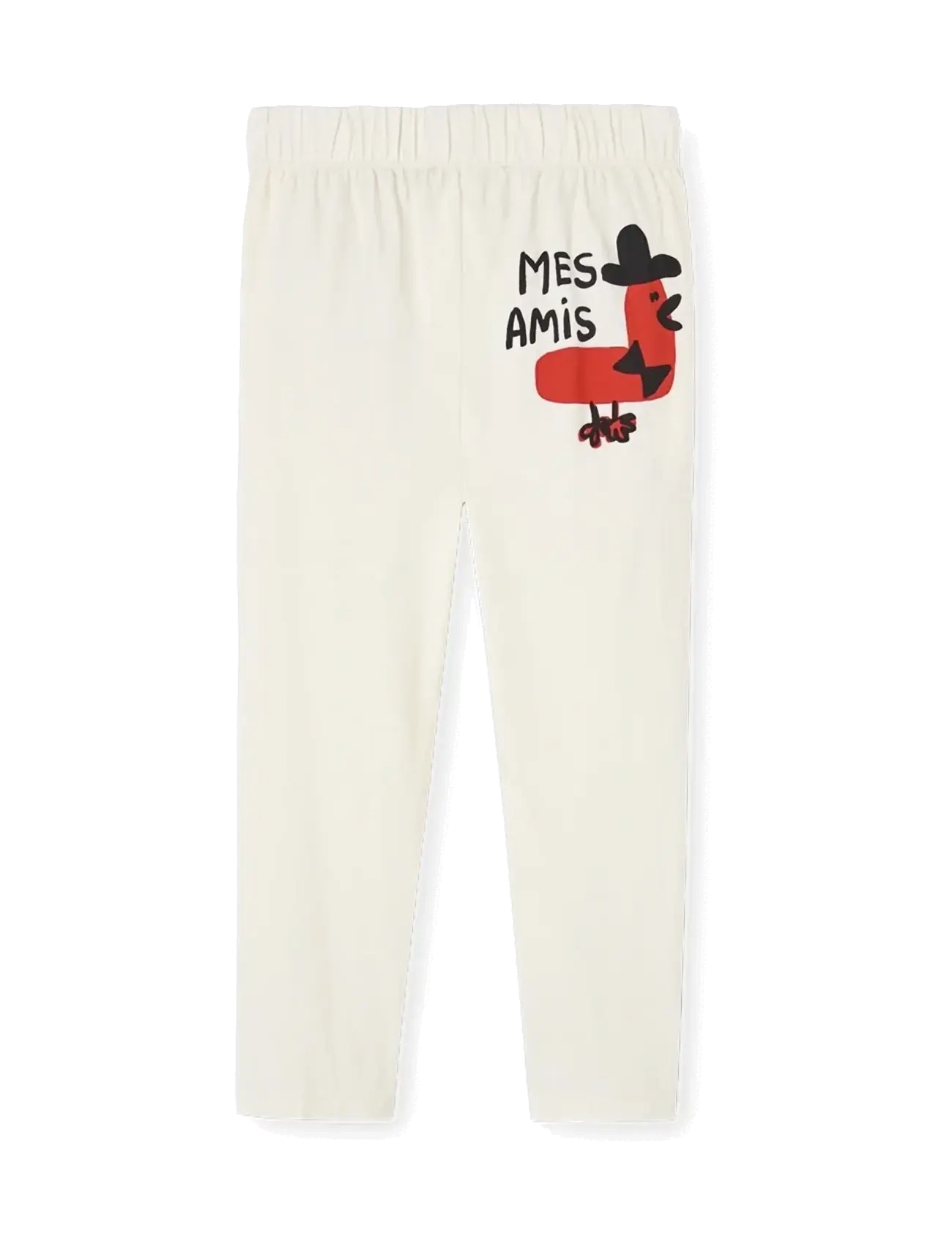 THE ANIMALS OBSERVATORY - HORSE KID PANTS BROWN STRIPES - sweatpants - raw white - 2