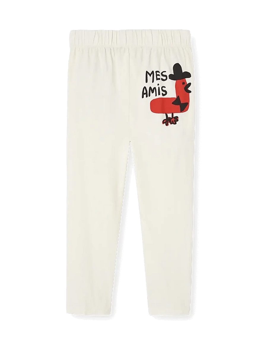 THE ANIMALS OBSERVATORY - HORSE KID PANTS White - sweatpants - raw white - 2