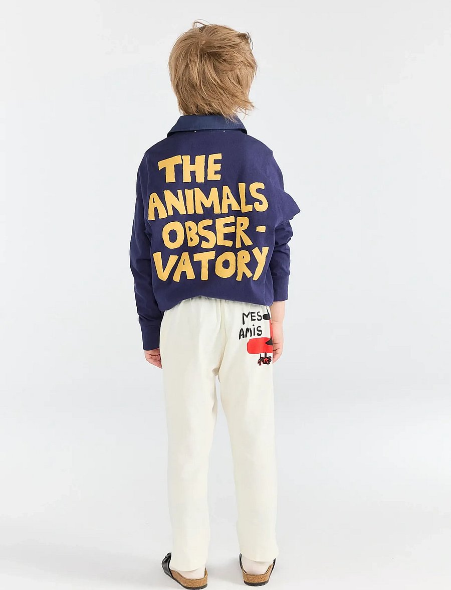 THE ANIMALS OBSERVATORY - HORSE KID PANTS White - sweatpants - raw white - 3