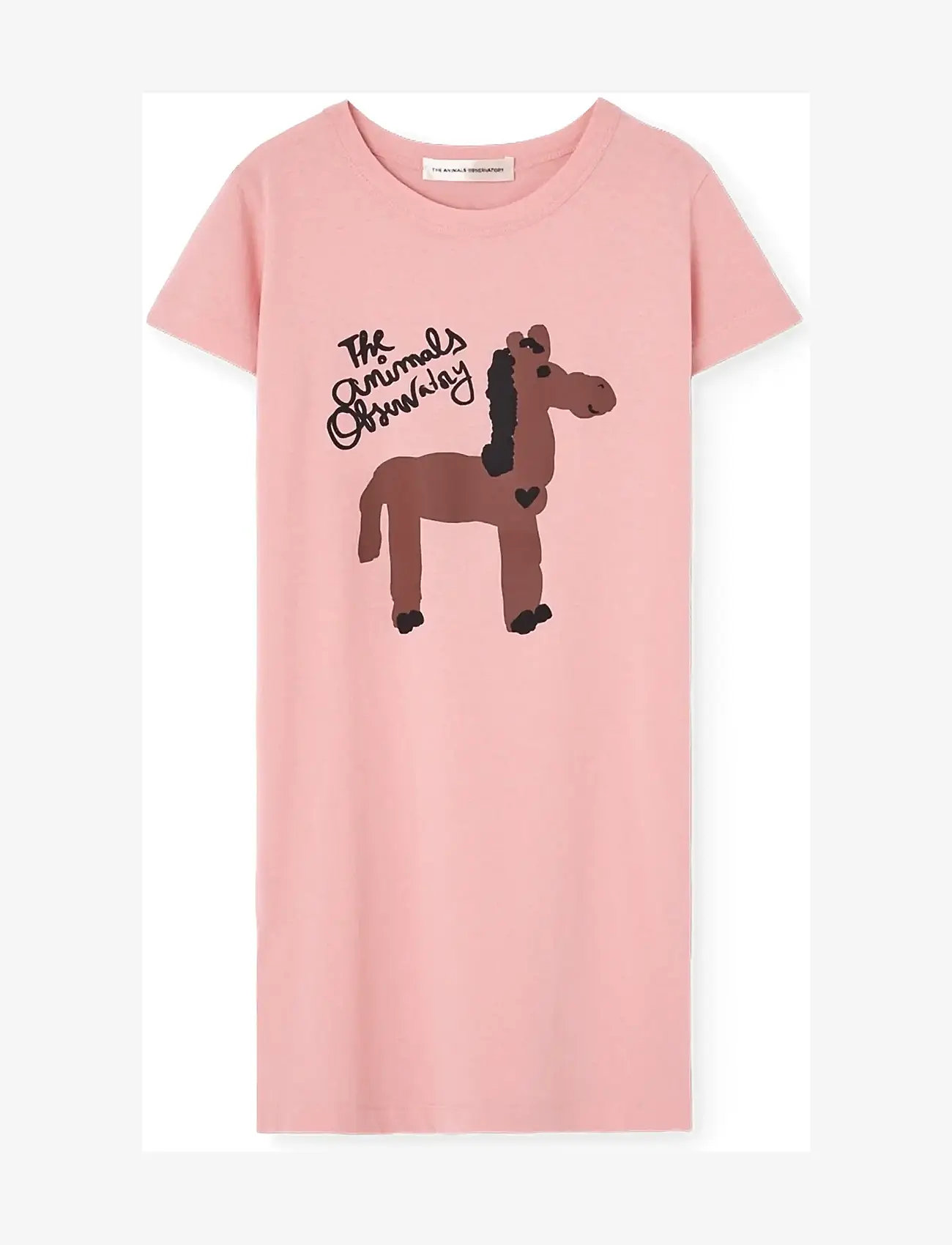THE ANIMALS OBSERVATORY - GORILLA KID DRESS SOFT PINK - kortærmede hverdagskjoler - soft pink - 1