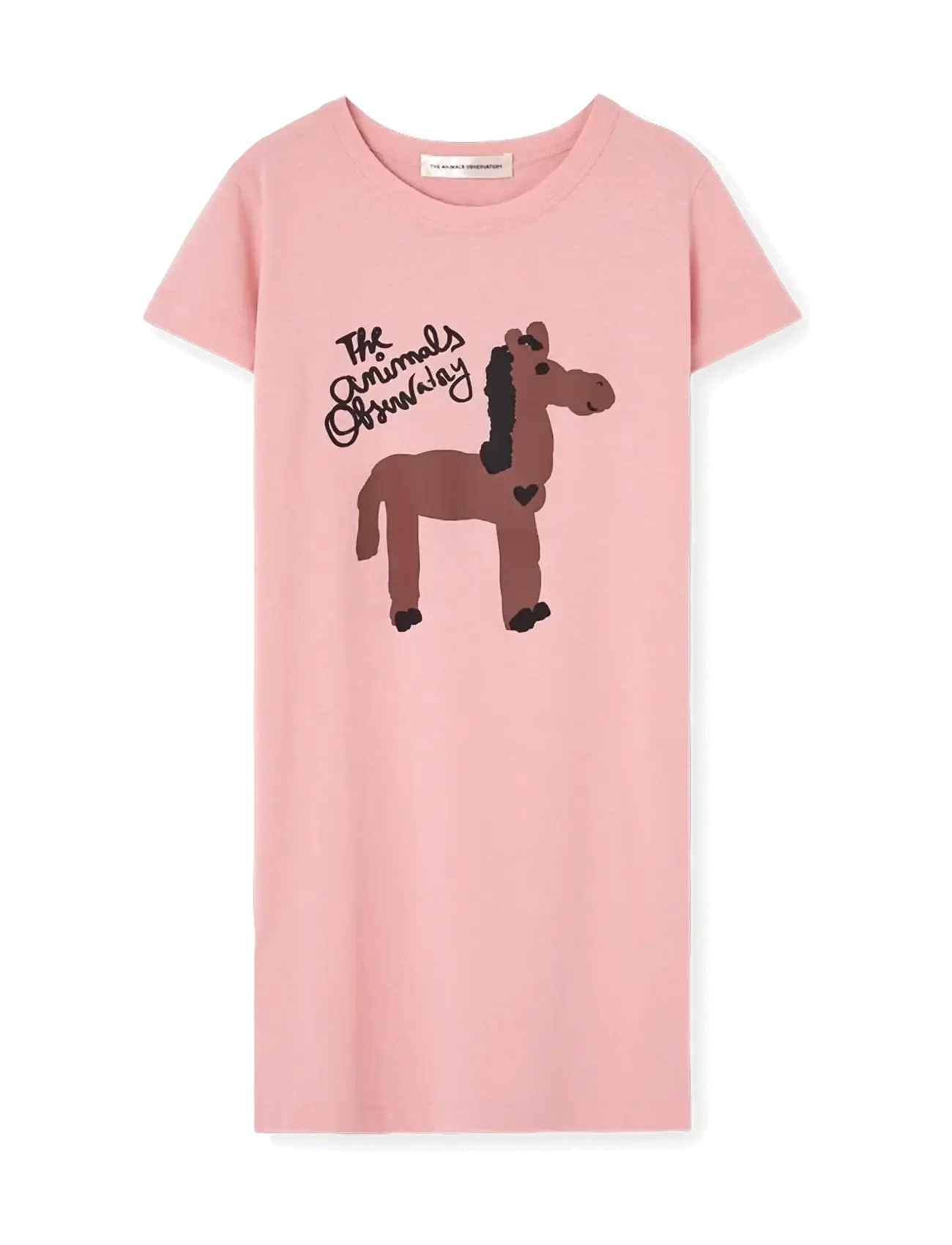 THE ANIMALS OBSERVATORY GORILLA KID DRESS BLUE - Kläder - SOFT PINK / pink/rose