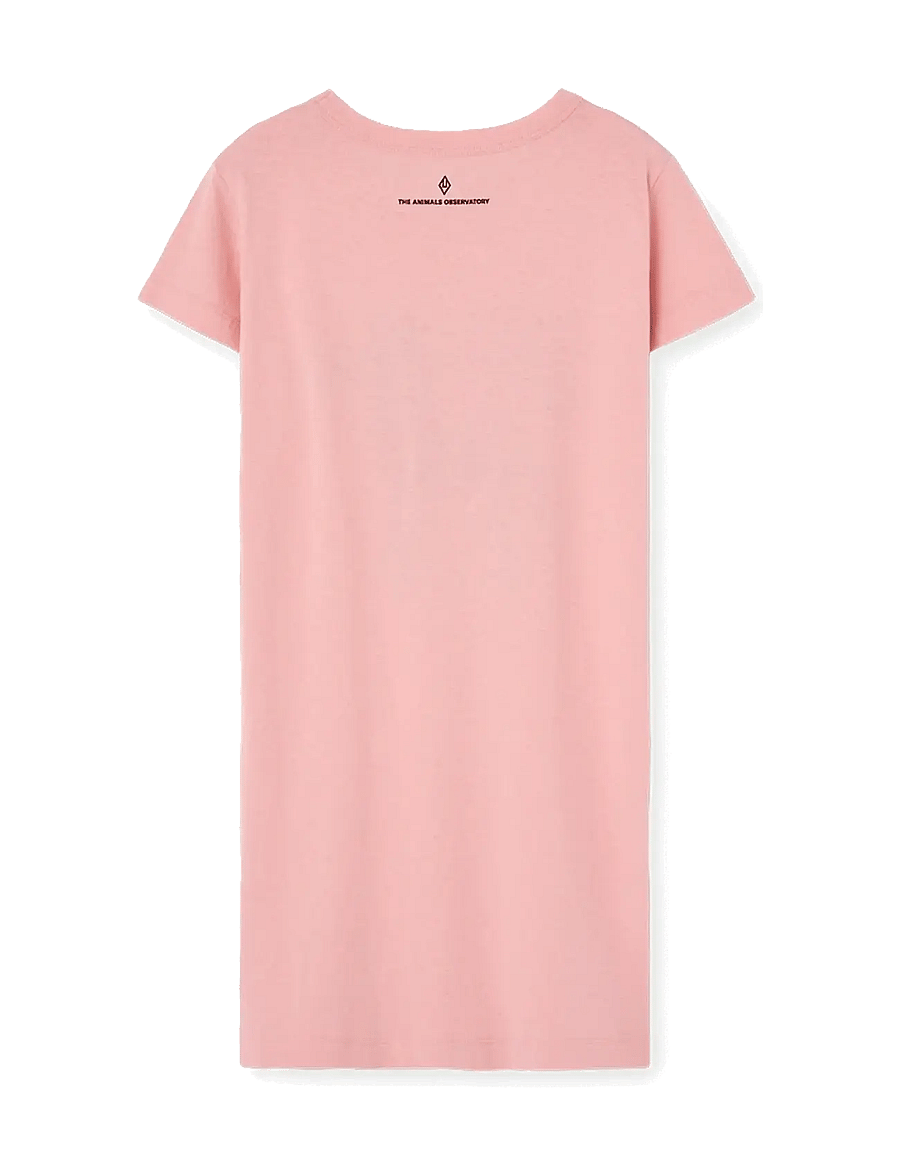 THE ANIMALS OBSERVATORY - GORILLA KID DRESS BLUE - casual jurken met korte mouwen - soft pink - 2