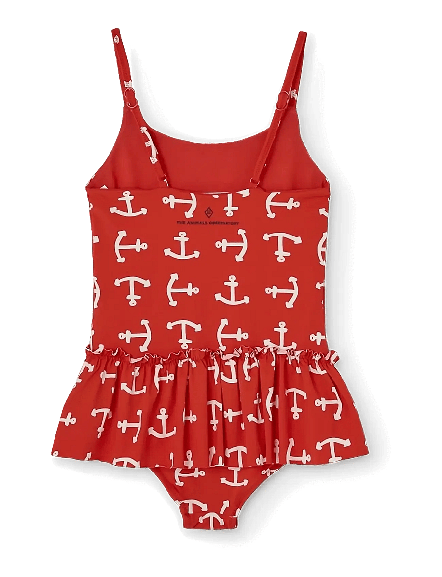 THE ANIMALS OBSERVATORY - CLOWNFISH KID SWIMSUIT RED - uv-tøj - red - 2