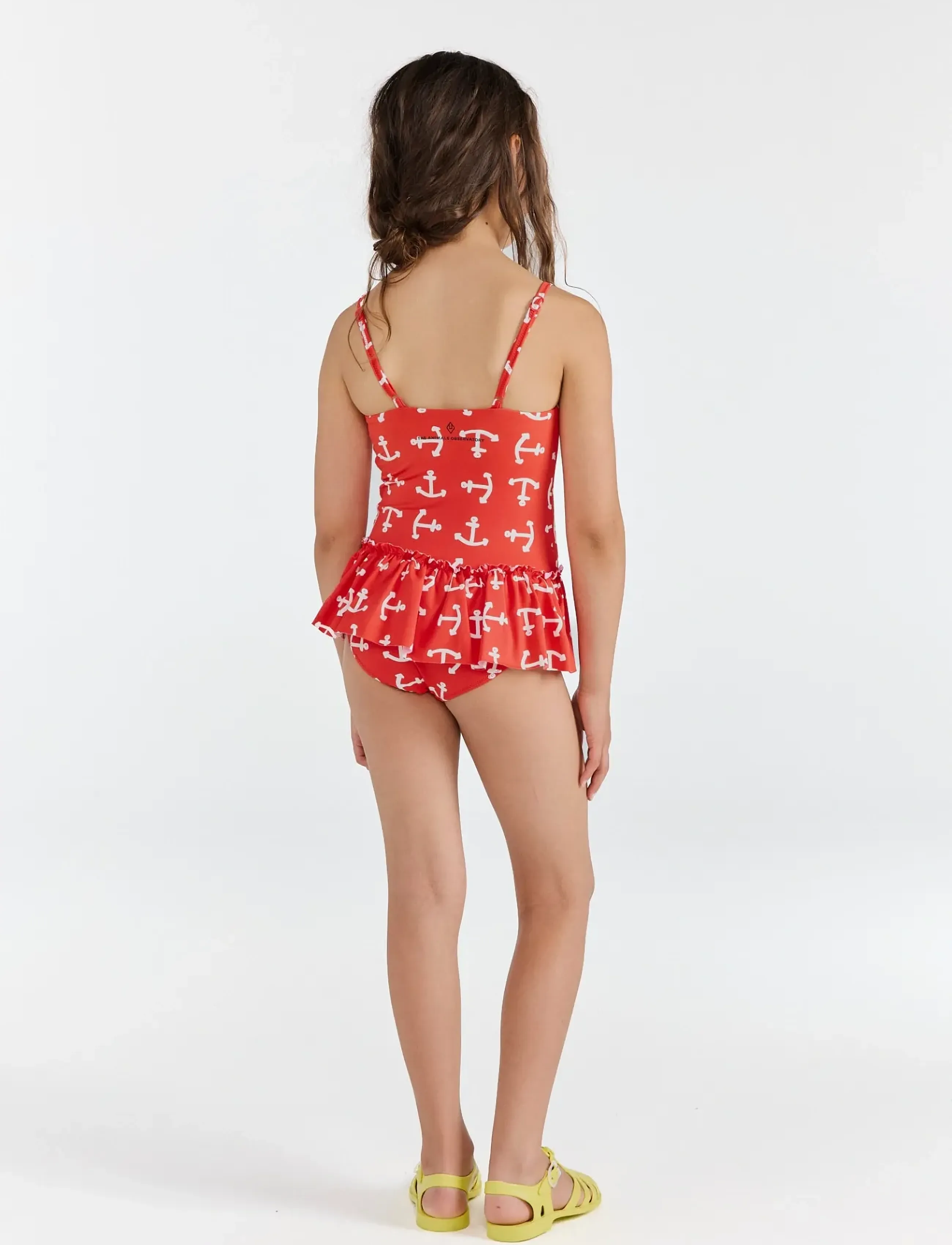 THE ANIMALS OBSERVATORY - CLOWNFISH KID SWIMSUIT RED - uv clothing - red - 3