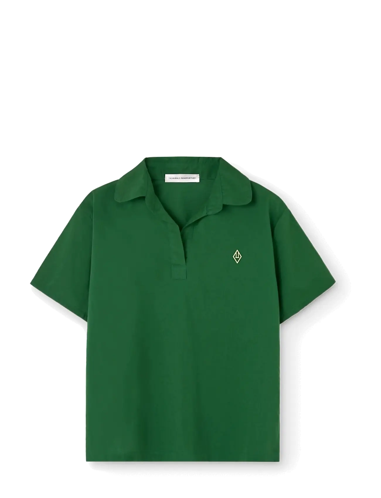 THE ANIMALS OBSERVATORY CUCKOO KID SHIRT White Tree - Animal Observatory - DARK GARDEN / green