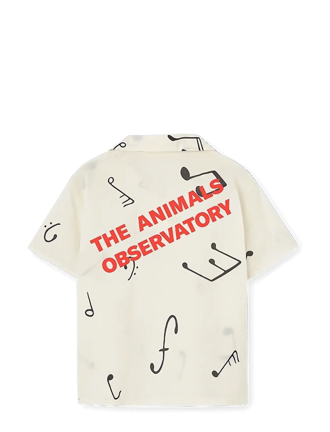 THE ANIMALS OBSERVATORY - CUCKOO KID SHIRT White Tree - kurzärmelig - raw white - 2