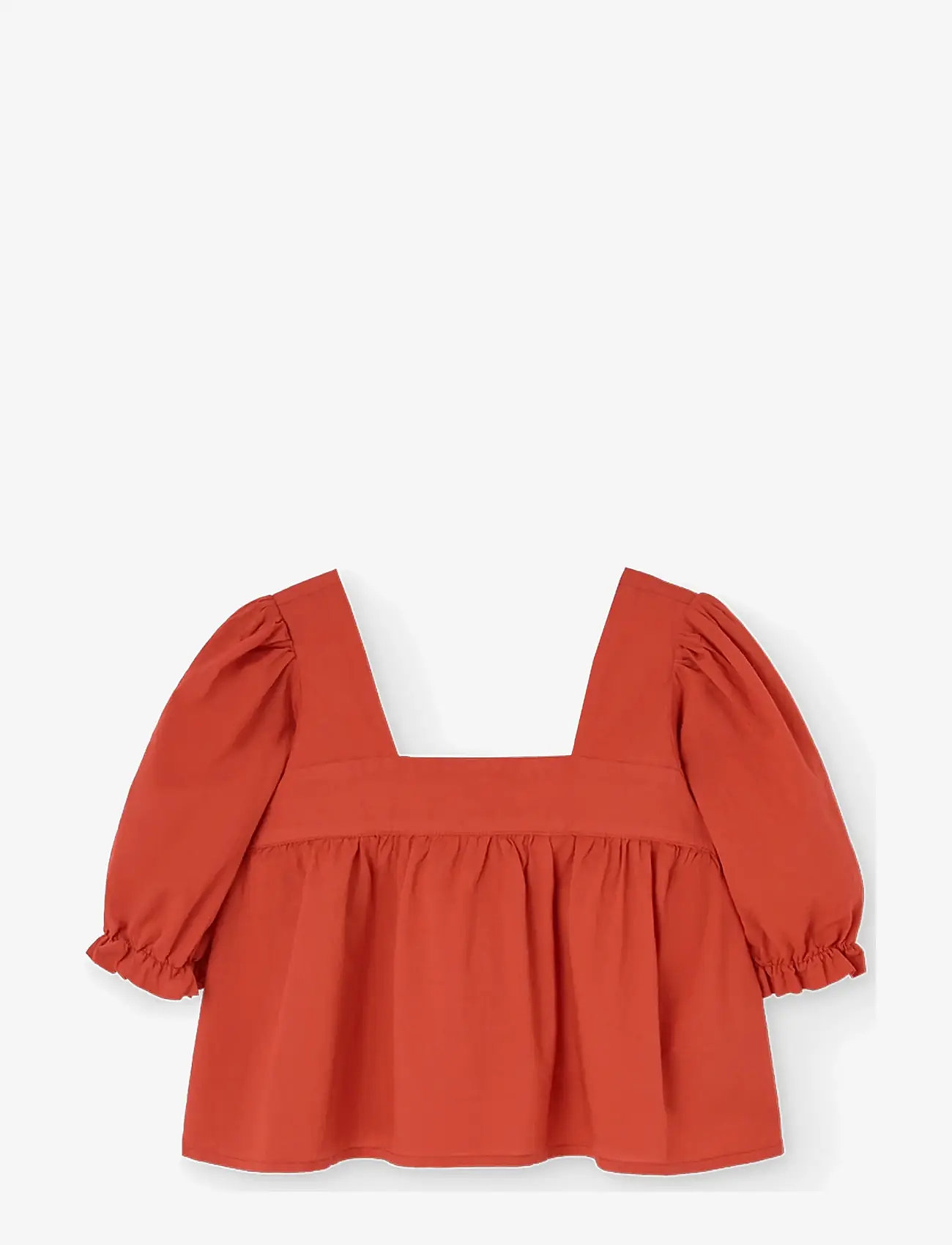 THE ANIMALS OBSERVATORY - MANDRIL KID BLOUSE RED - blouses & tunics - red - 1