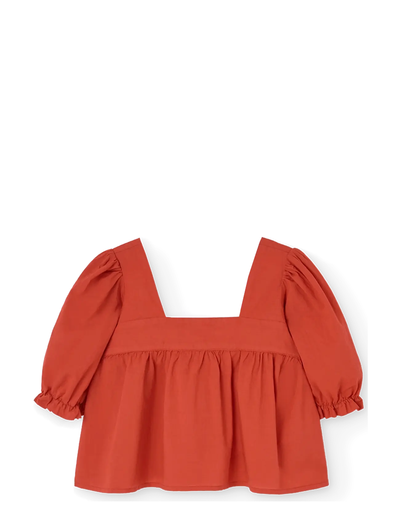 THE ANIMALS OBSERVATORY MANDRIL KID BLOUSE RED - Animal Observatory - RED / coral