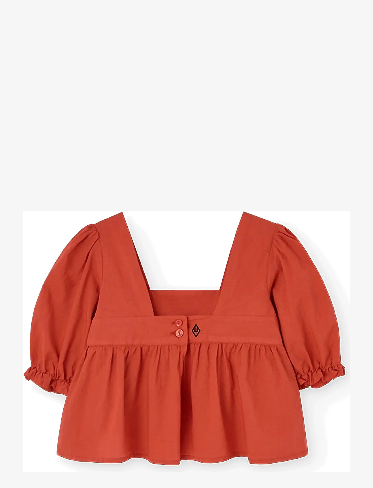 THE ANIMALS OBSERVATORY - MANDRIL KID BLOUSE RED - blouses & tunics - red - 2