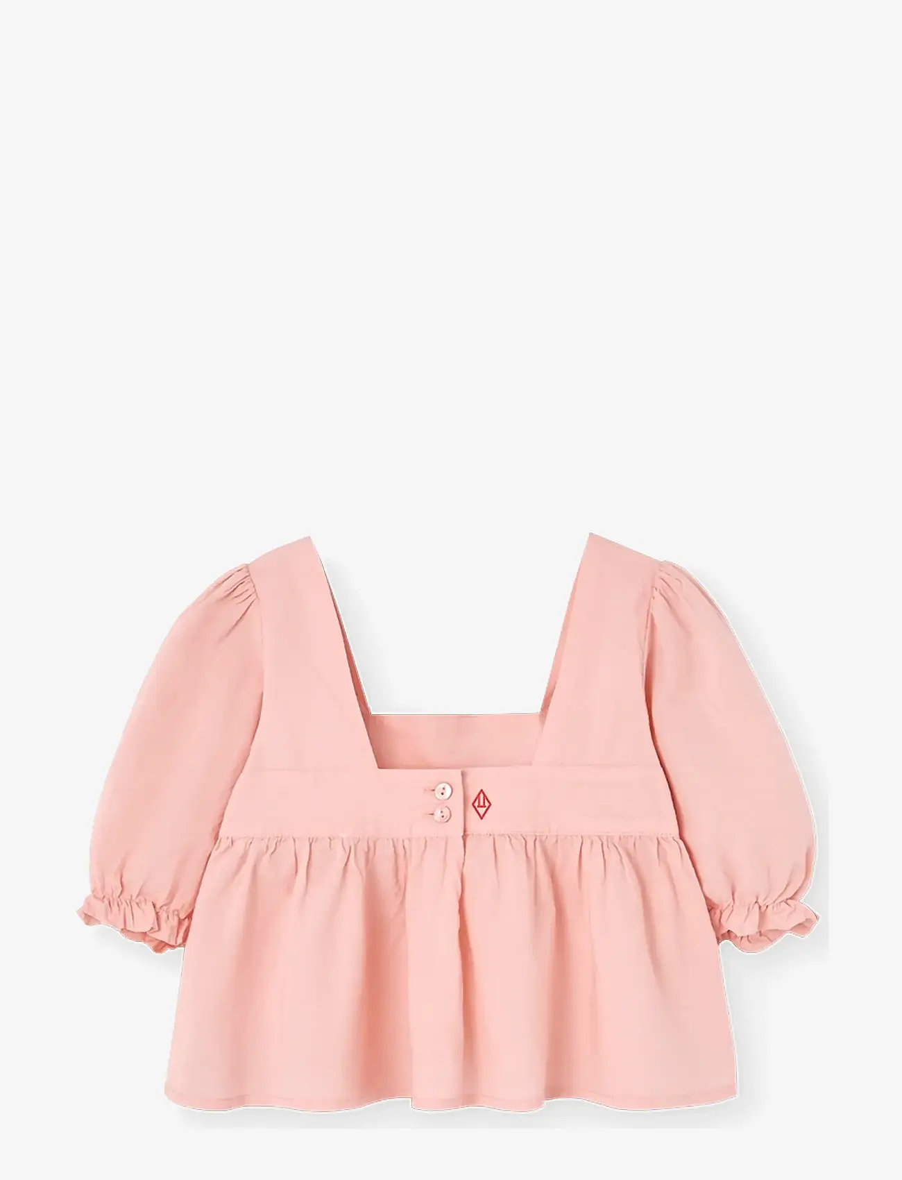 THE ANIMALS OBSERVATORY - MANDRIL KID BLOUSE RED - blouses & tunics - soft pink - 2