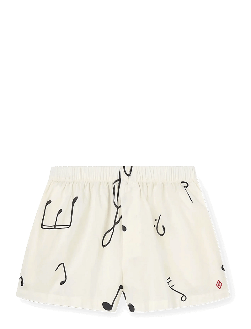 THE ANIMALS OBSERVATORY - CLAM KID SHORTS White Tree - hversdagsstuttbuxur - raw white - 1