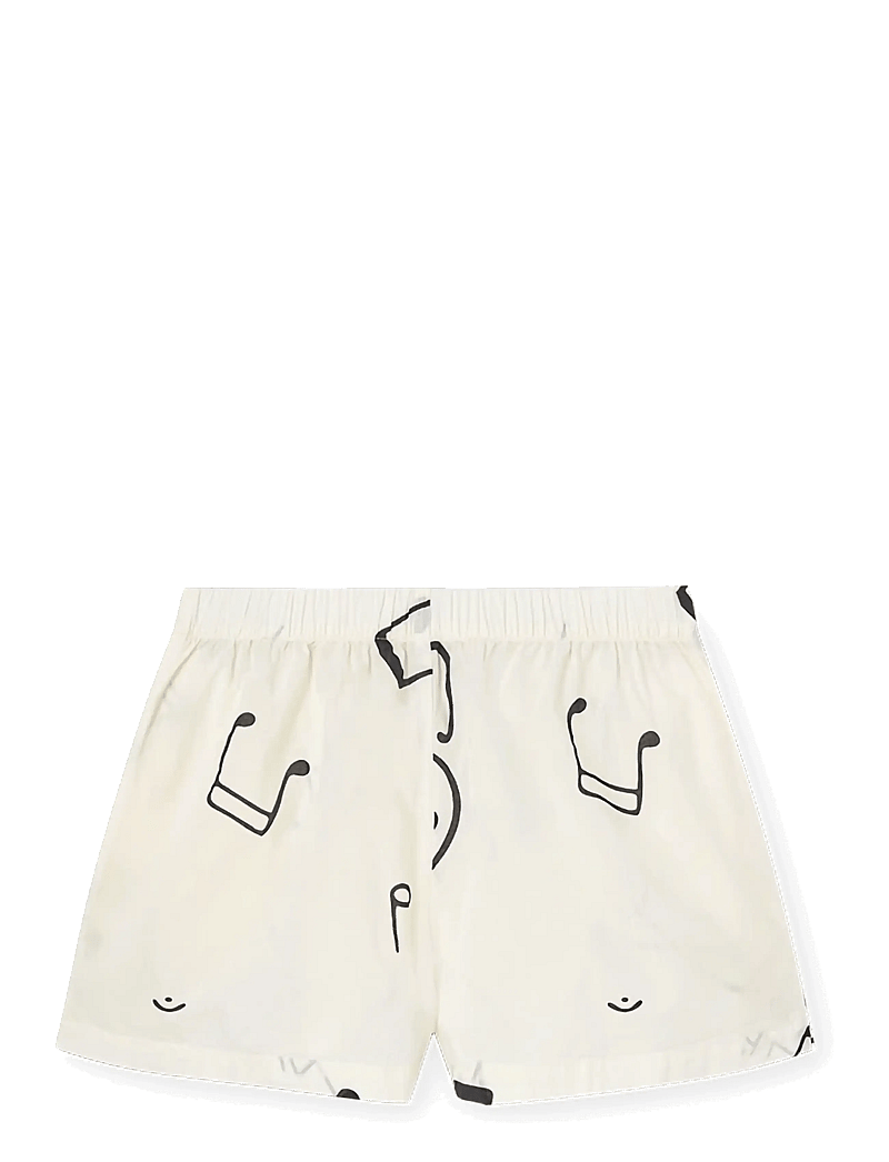 THE ANIMALS OBSERVATORY - CLAM KID SHORTS White Tree - hversdagsstuttbuxur - raw white - 2