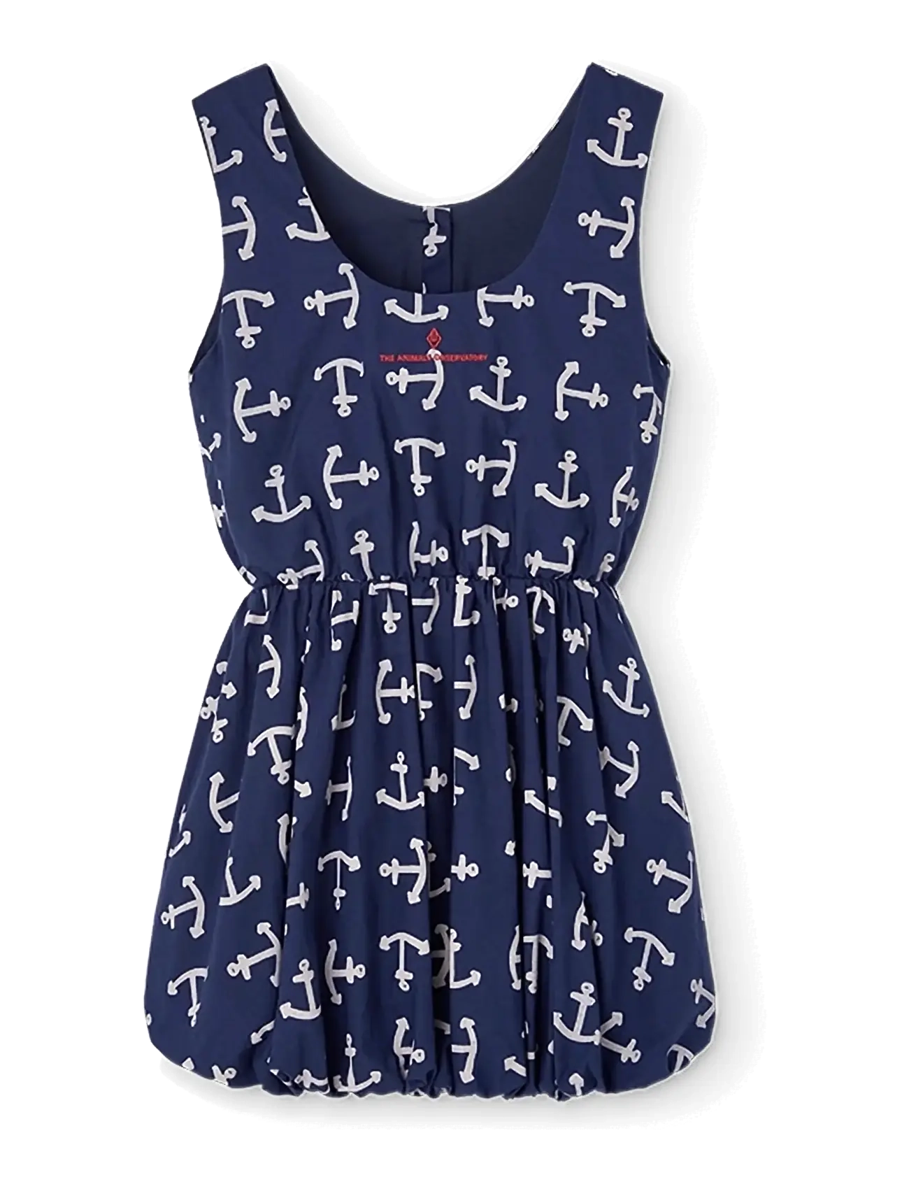 THE ANIMALS OBSERVATORY Flamingo Kid Dress Deep Blue, 128, Casual Dresses, Marineblau - Sleeveless Kinder