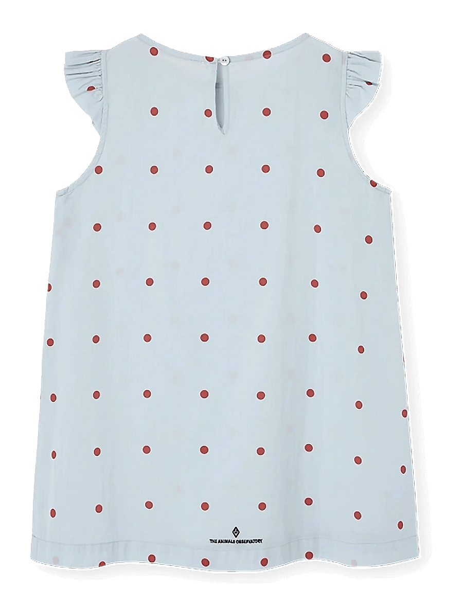THE ANIMALS OBSERVATORY - FIREFLY KID DRESS White Tree - kortærmede babykjoler - blue - 2