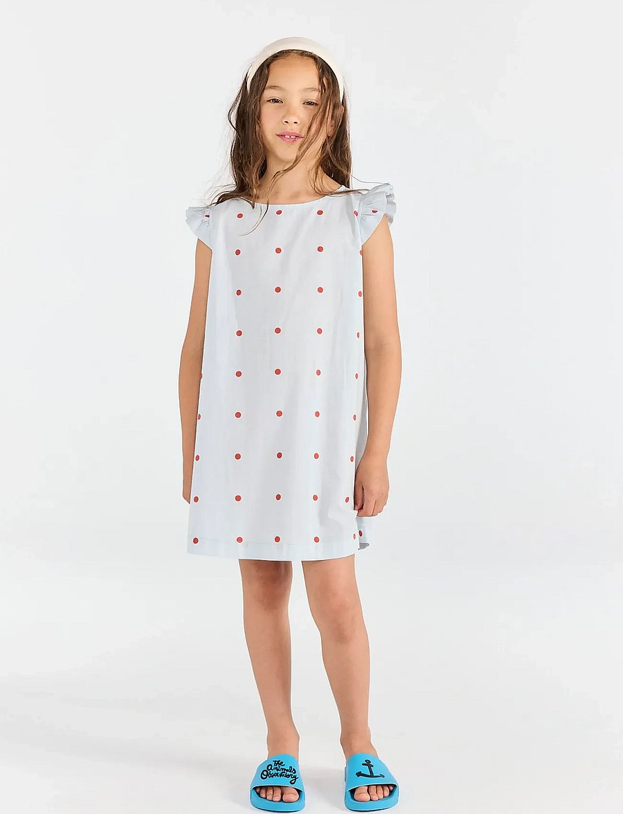 THE ANIMALS OBSERVATORY - FIREFLY KID DRESS White Tree - kortærmede babykjoler - blue - 0