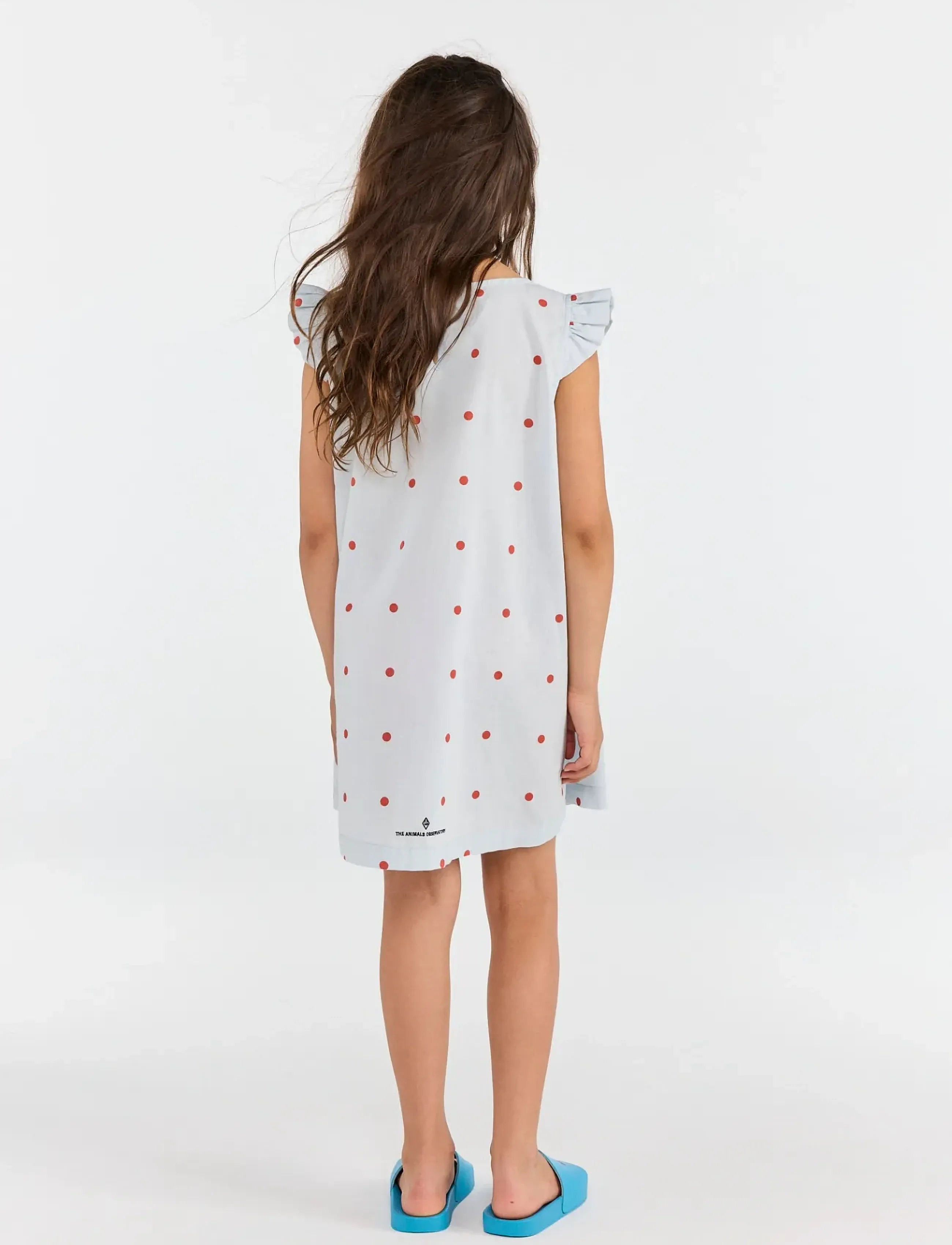 THE ANIMALS OBSERVATORY - FIREFLY KID DRESS BLUE - lühikeste varrukatega beebi kleidid - blue - 3
