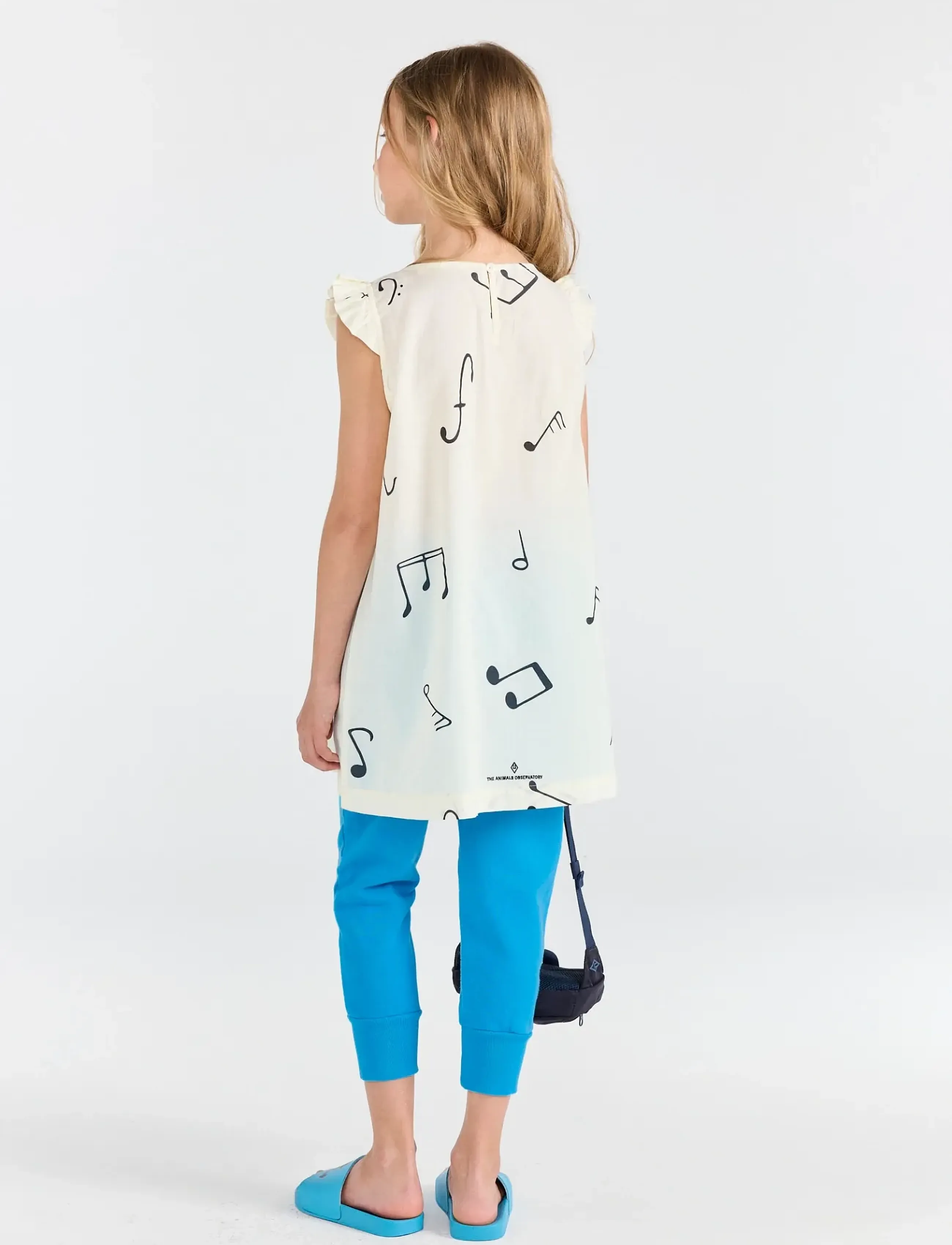 THE ANIMALS OBSERVATORY - FIREFLY KID DRESS BLUE - kurzärmelige babykleider - raw white - 3