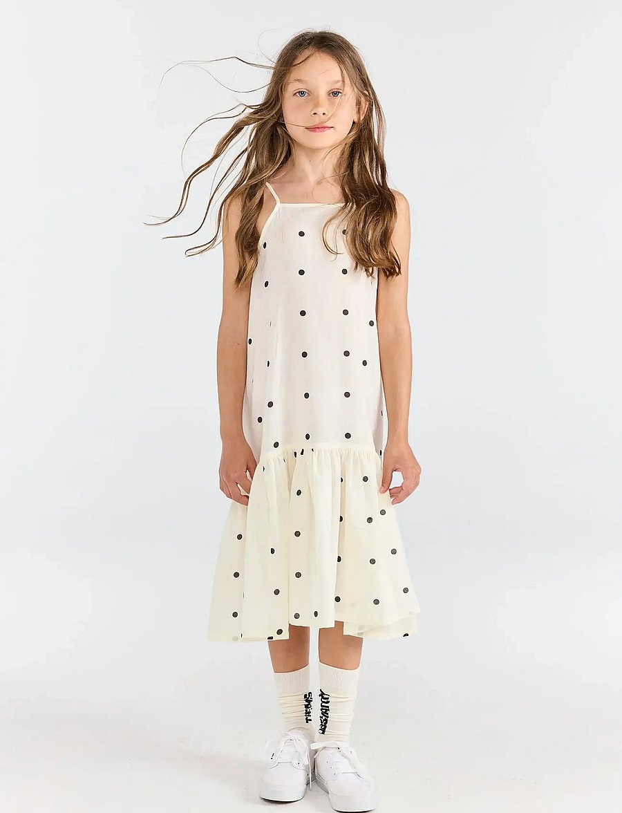THE ANIMALS OBSERVATORY - HUMMINGBIRD KID DRESS White Squares - Ærmeløse hverdagskjoler - raw white - 0