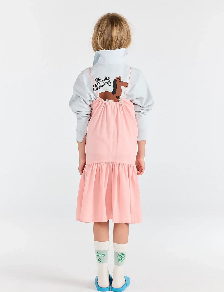 THE ANIMALS OBSERVATORY - HUMMINGBIRD KID DRESS White Squares - Ærmeløse hverdagskjoler - soft pink - 3