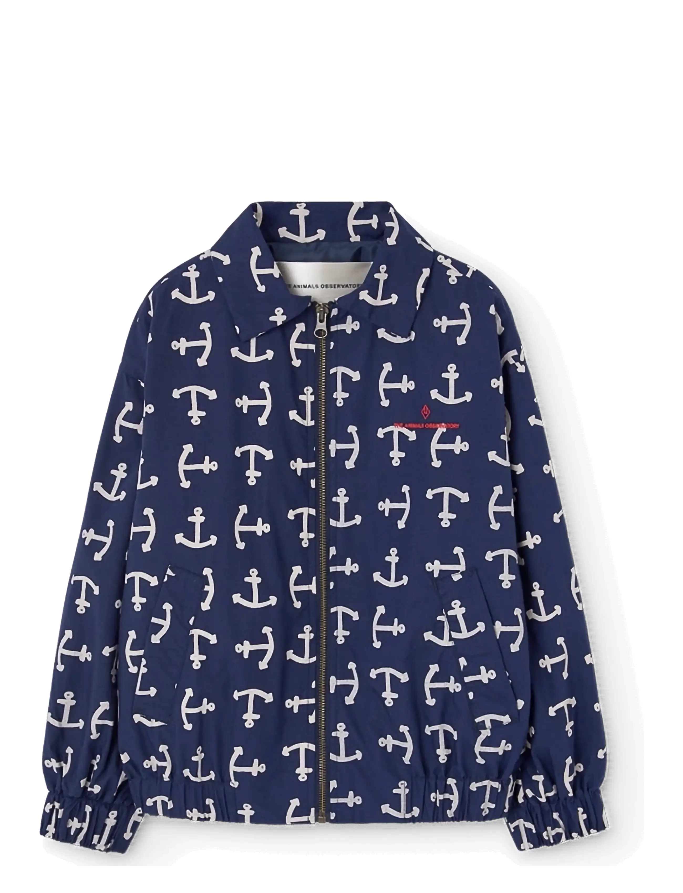 THE ANIMALS OBSERVATORY TIGER KID BOMBER JACKET DEEP BLUE - Õueriided - DEEP BLUE / navy