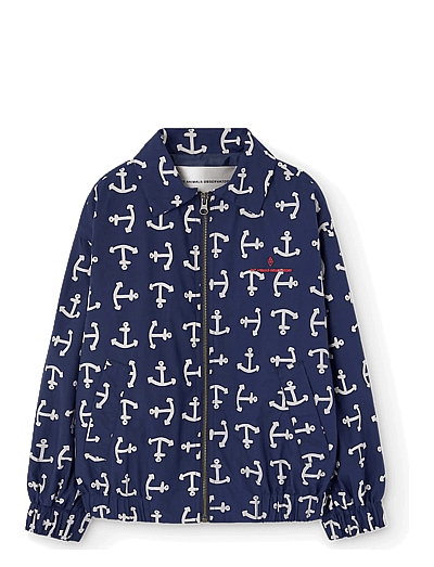 Tiger Kid Bomber Jacket Deep Blue - Jakker