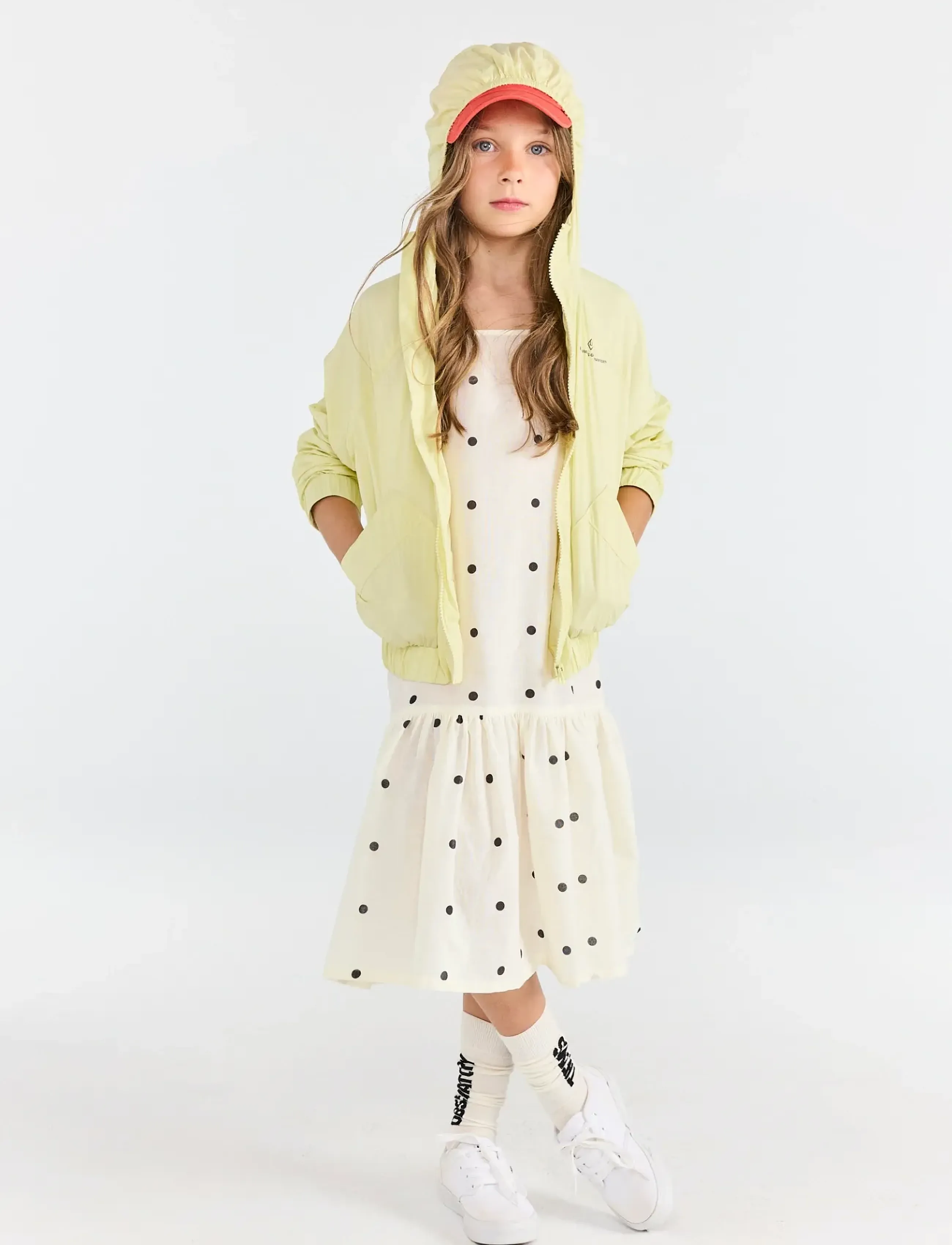 THE ANIMALS OBSERVATORY Fox Kid Windbreaker Soft Yellow, 104, Yellow, Jakker & Frakker > Windbreaker, Børn
