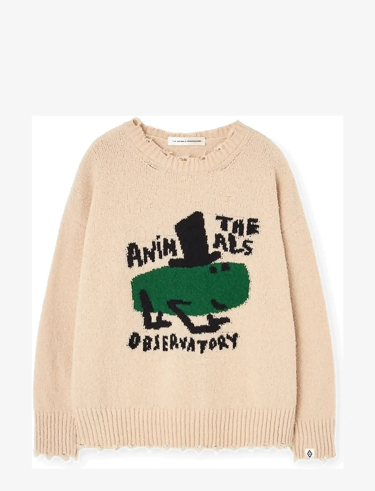 THE ANIMALS OBSERVATORY - GOLLIE KID SWEATER SOFT BROWN - pullover - soft brown - 1