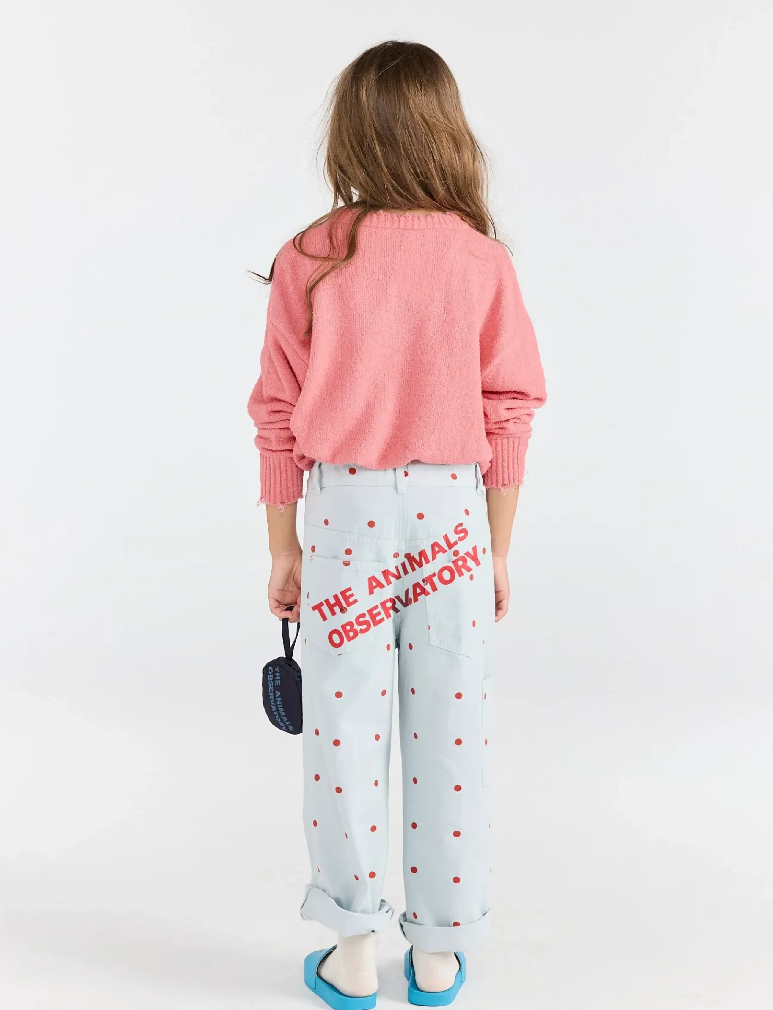 THE ANIMALS OBSERVATORY - GOLLIE KID SWEATER SOFT BROWN - trøjer - soft pink - 3