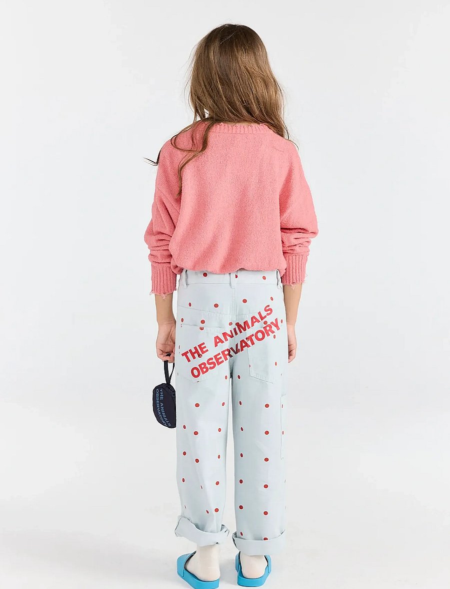 THE ANIMALS OBSERVATORY - GOLLIE KID SWEATER SOFT BROWN - trøjer - soft pink - 3