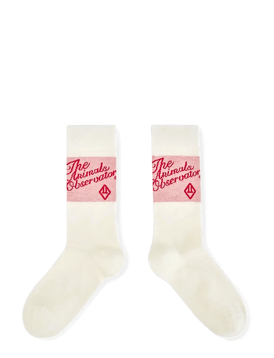 THE ANIMALS OBSERVATORY - SNAIL KID SOCKS RED - strømper - red - 1