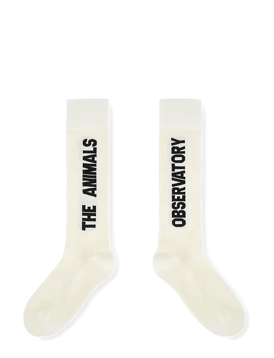 THE ANIMALS OBSERVATORY - WORM KID SOCKS White Mouth - strømper - raw white - 1