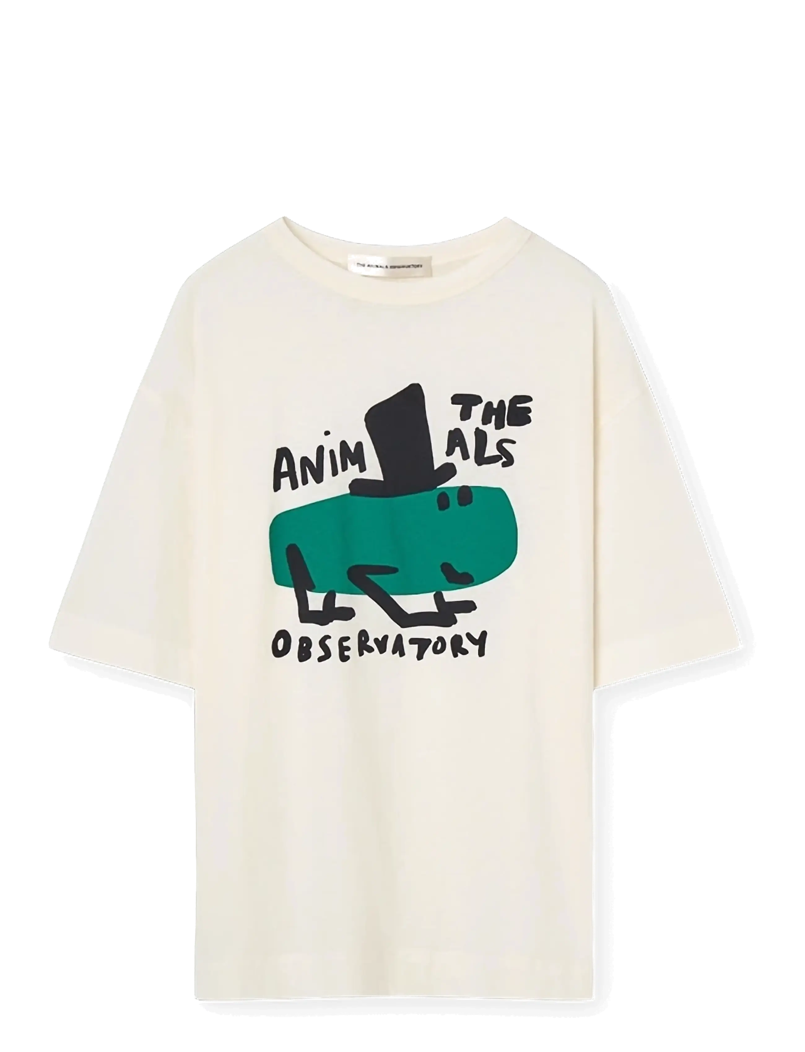 THE ANIMALS OBSERVATORY COLLIE KID T-SHIRT SOFT PINK - Animal Observatory - RAW WHITE / cream