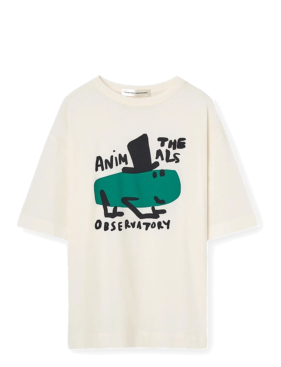 THE ANIMALS OBSERVATORY - COLLIE KID T-SHIRT White Telephone - kortærmede t-shirts - raw white - 1