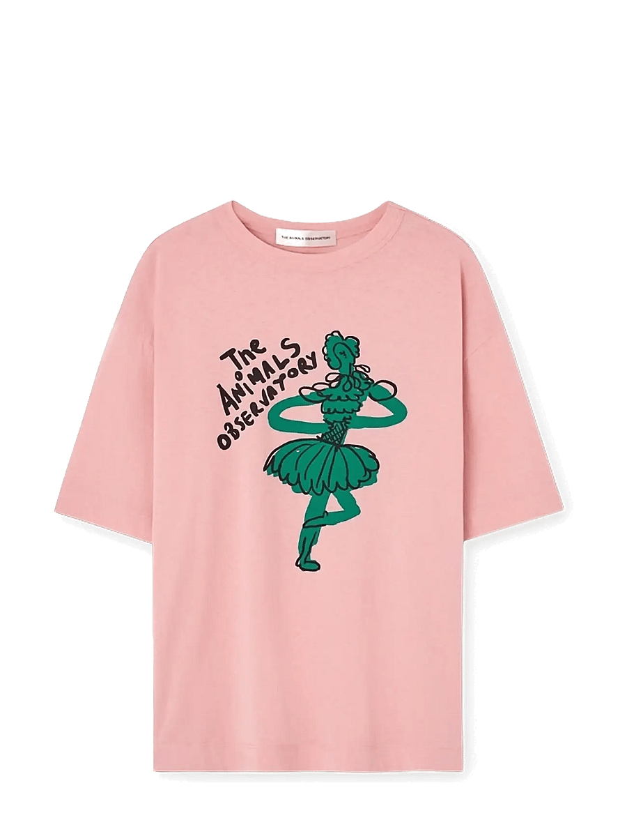 THE ANIMALS OBSERVATORY - COLLIE KID T-SHIRT White Telephone - t-shirts à manches courtes - soft pink - 1
