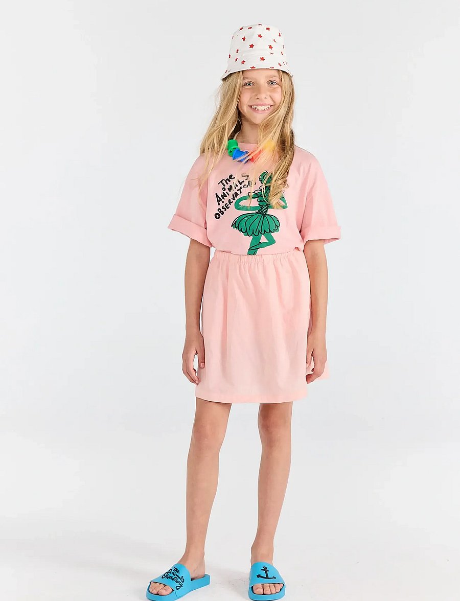 THE ANIMALS OBSERVATORY - COLLIE KID T-SHIRT White Telephone - t-shirts à manches courtes - soft pink - 0