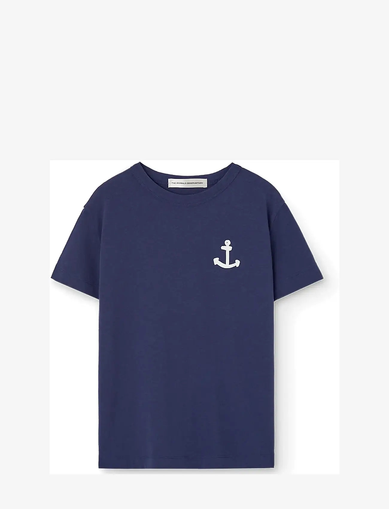 THE ANIMALS OBSERVATORY - ROOSTER KID T-SHIRT DARK GARDEN - short-sleeved t-shirts - deep blue - 1
