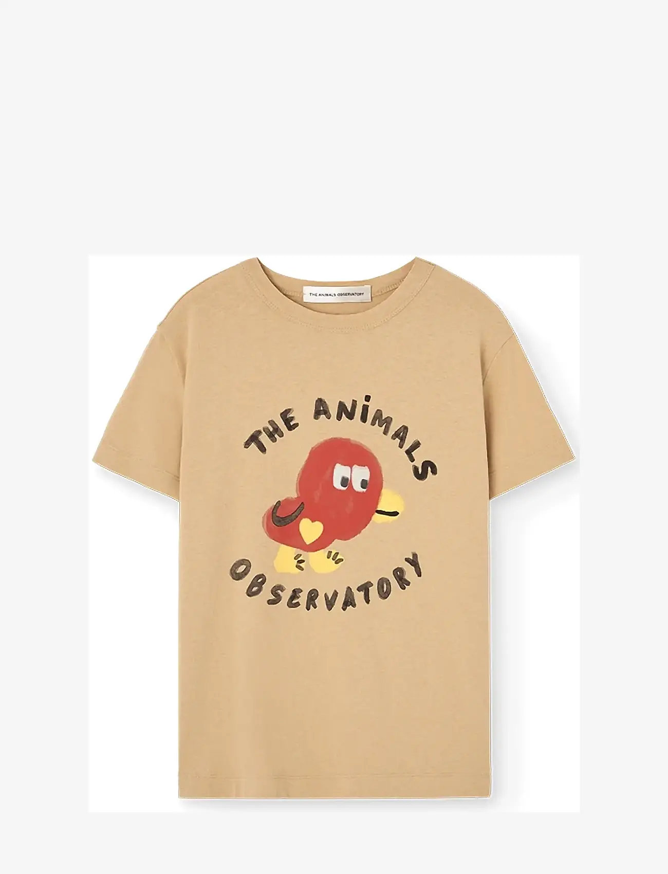 THE ANIMALS OBSERVATORY - ROOSTER KID T-SHIRT DEEP BLUE - kortærmede t-shirts - soft brown - 1