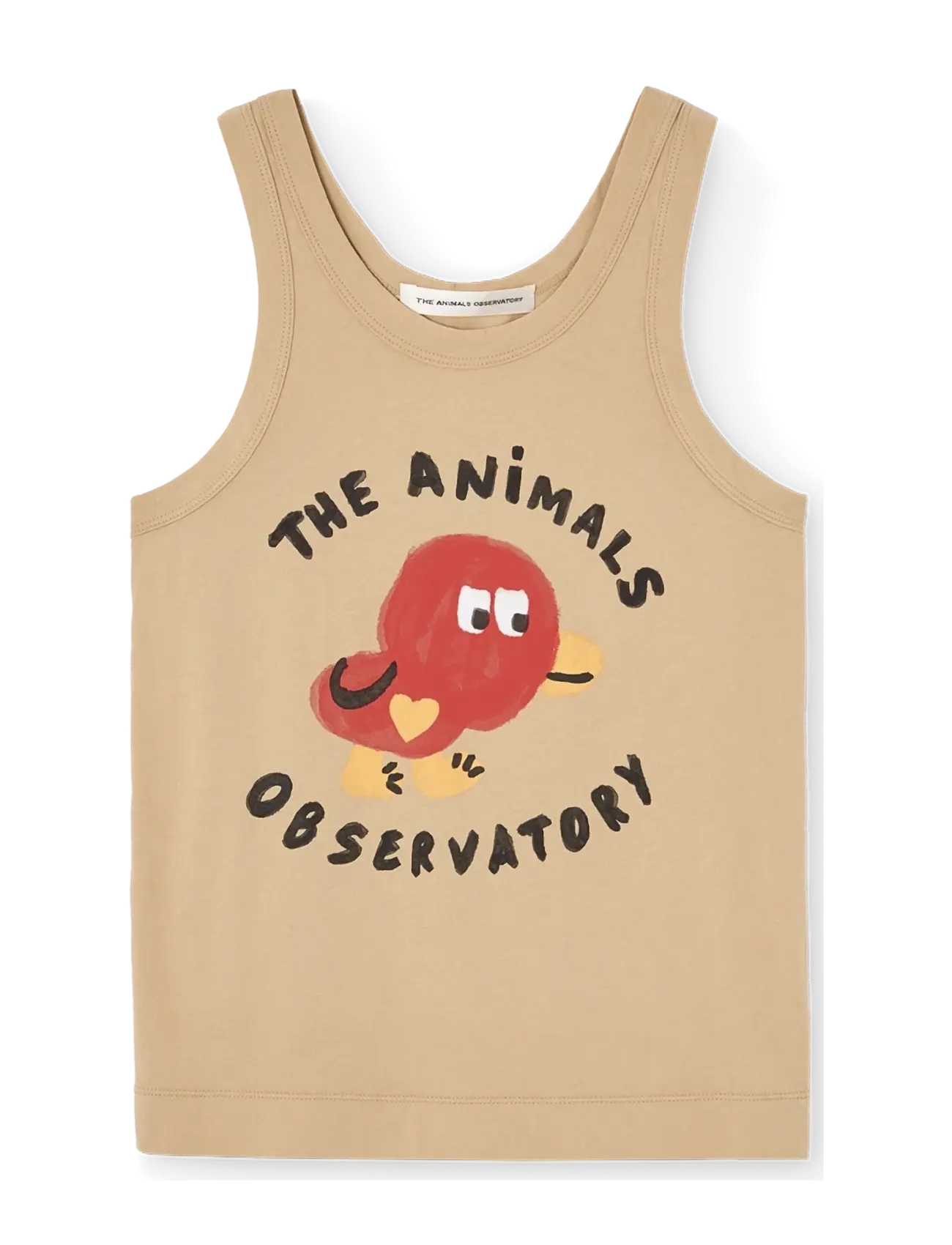 THE ANIMALS OBSERVATORY FROG KID TANK TOP SOFT PINK - Tøj - SOFT BROWN / beige