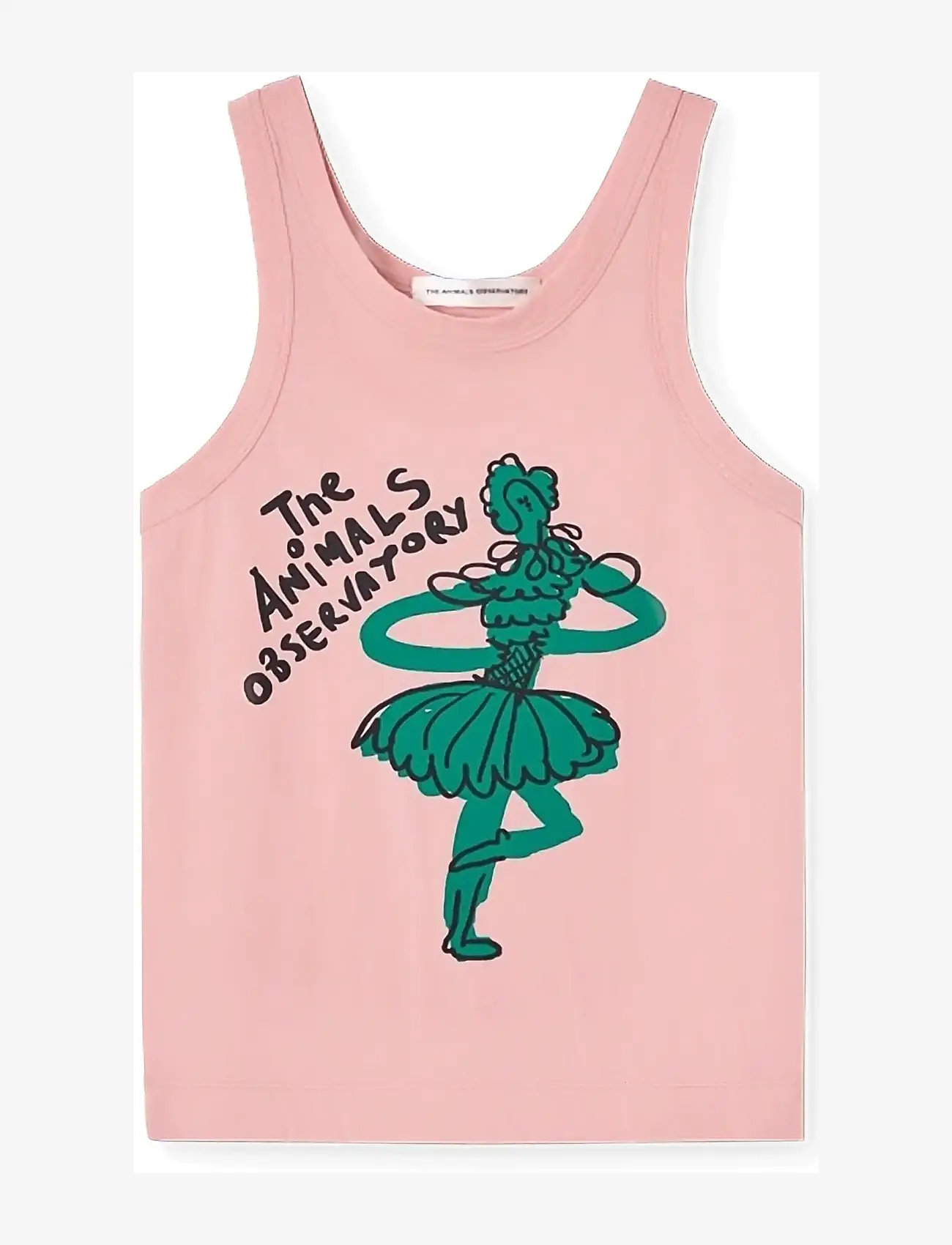 THE ANIMALS OBSERVATORY - FROG KID TANK TOP SOFT PINK - tanktops - soft pink - 1