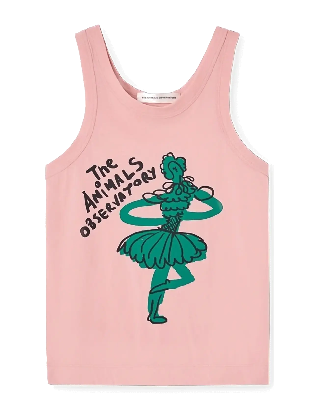 THE ANIMALS OBSERVATORY FROG KID TANK TOP SOFT BROWN - Animal Observatory - SOFT PINK / pink/rose