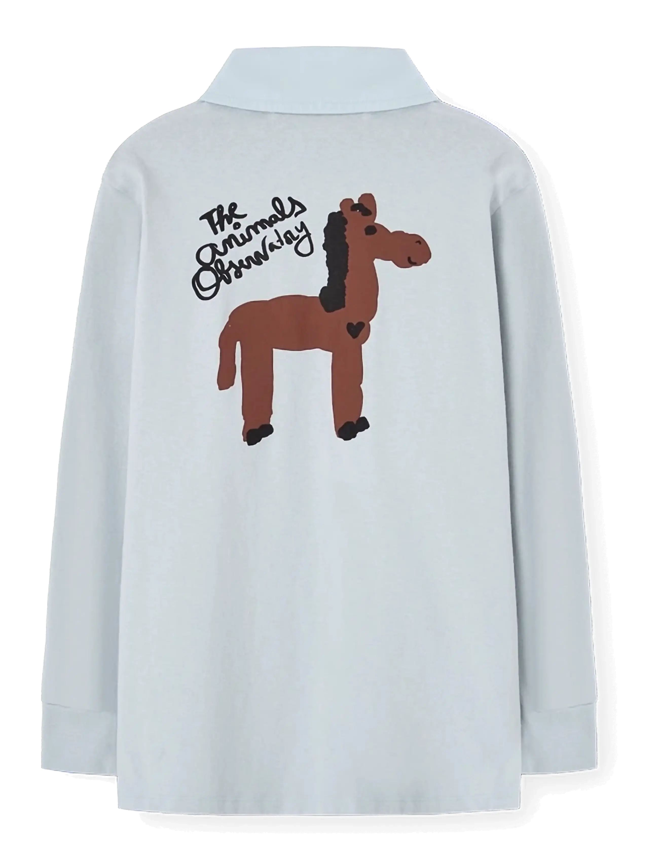 THE ANIMALS OBSERVATORY - EEL KID POLO SHIRT DEEP BLUE - langærmede poloer - blue - 2