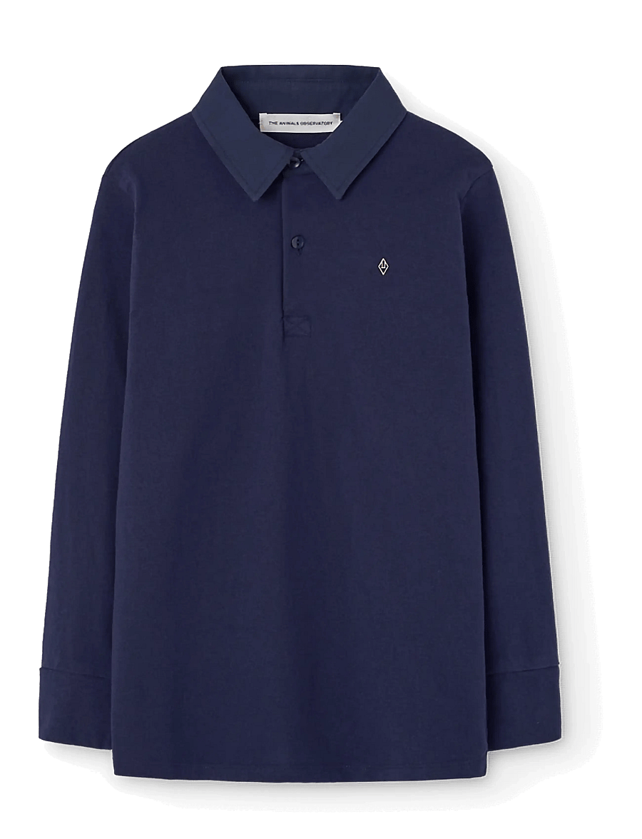 THE ANIMALS OBSERVATORY - EEL KID POLO SHIRT DEEP BLUE - langärmelig poloshirt - deep blue - 1