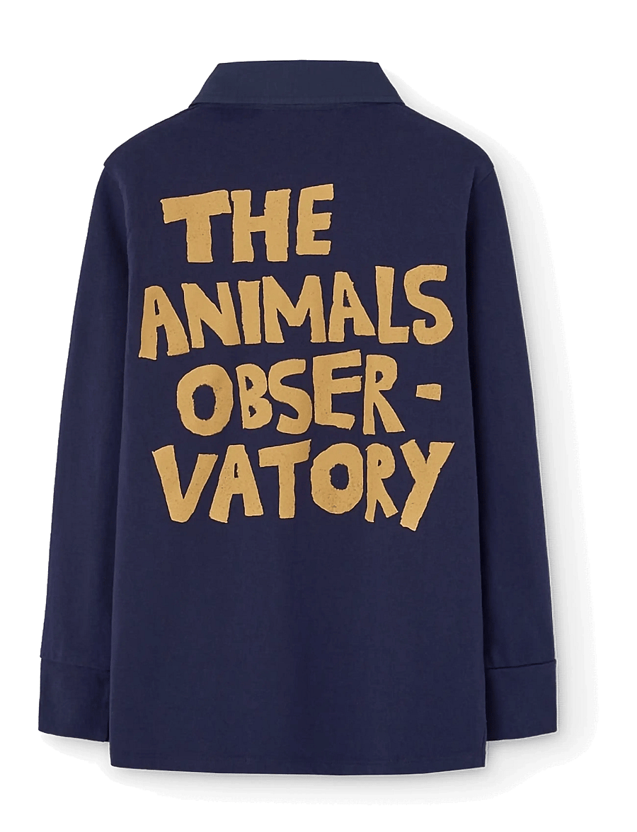 THE ANIMALS OBSERVATORY - EEL KID POLO SHIRT DEEP BLUE - langärmelig poloshirt - deep blue - 2