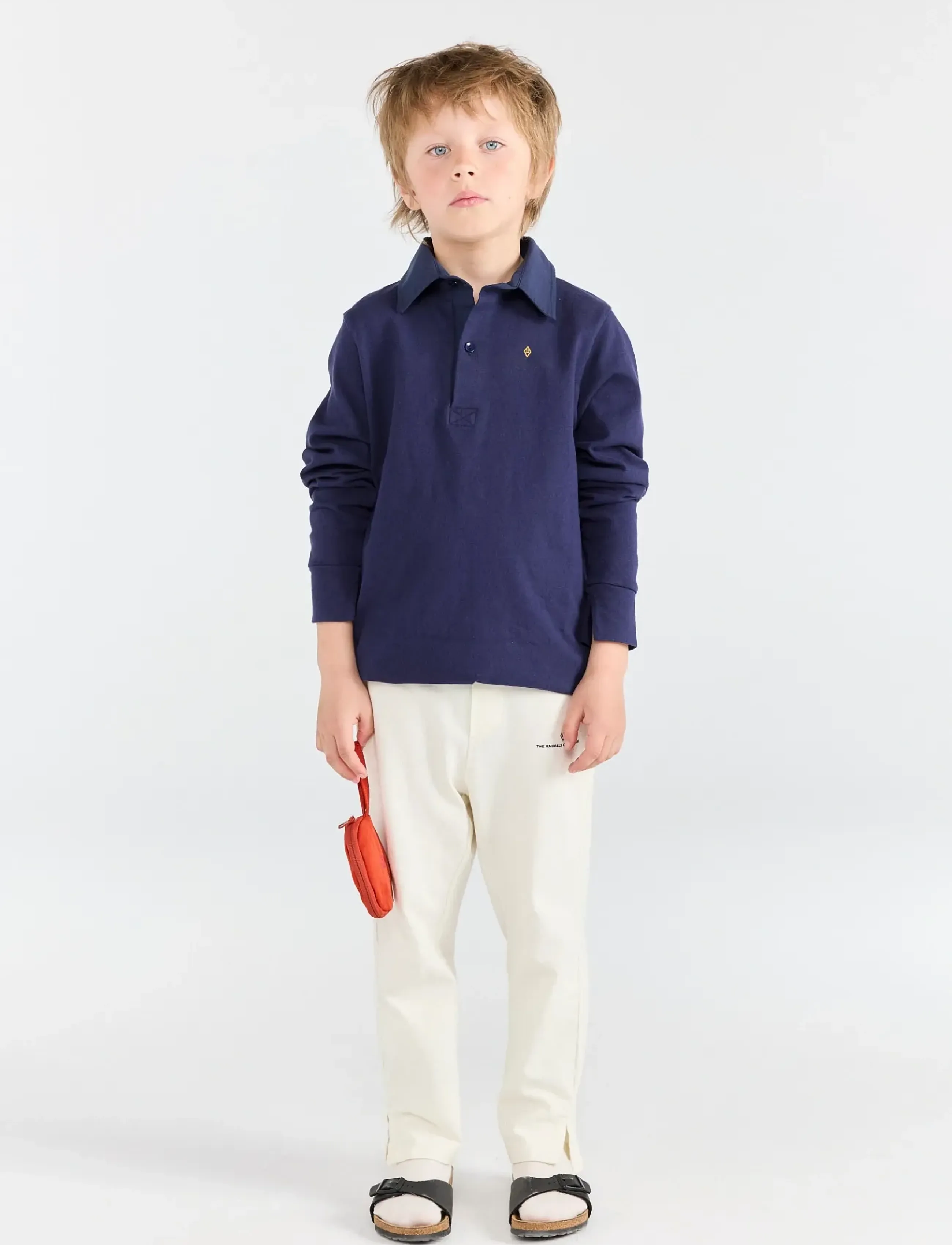 THE ANIMALS OBSERVATORY EEL KID POLO SHIRT DEEP BLUE - Langärmelig poloshirt - DEEP BLUE / navy